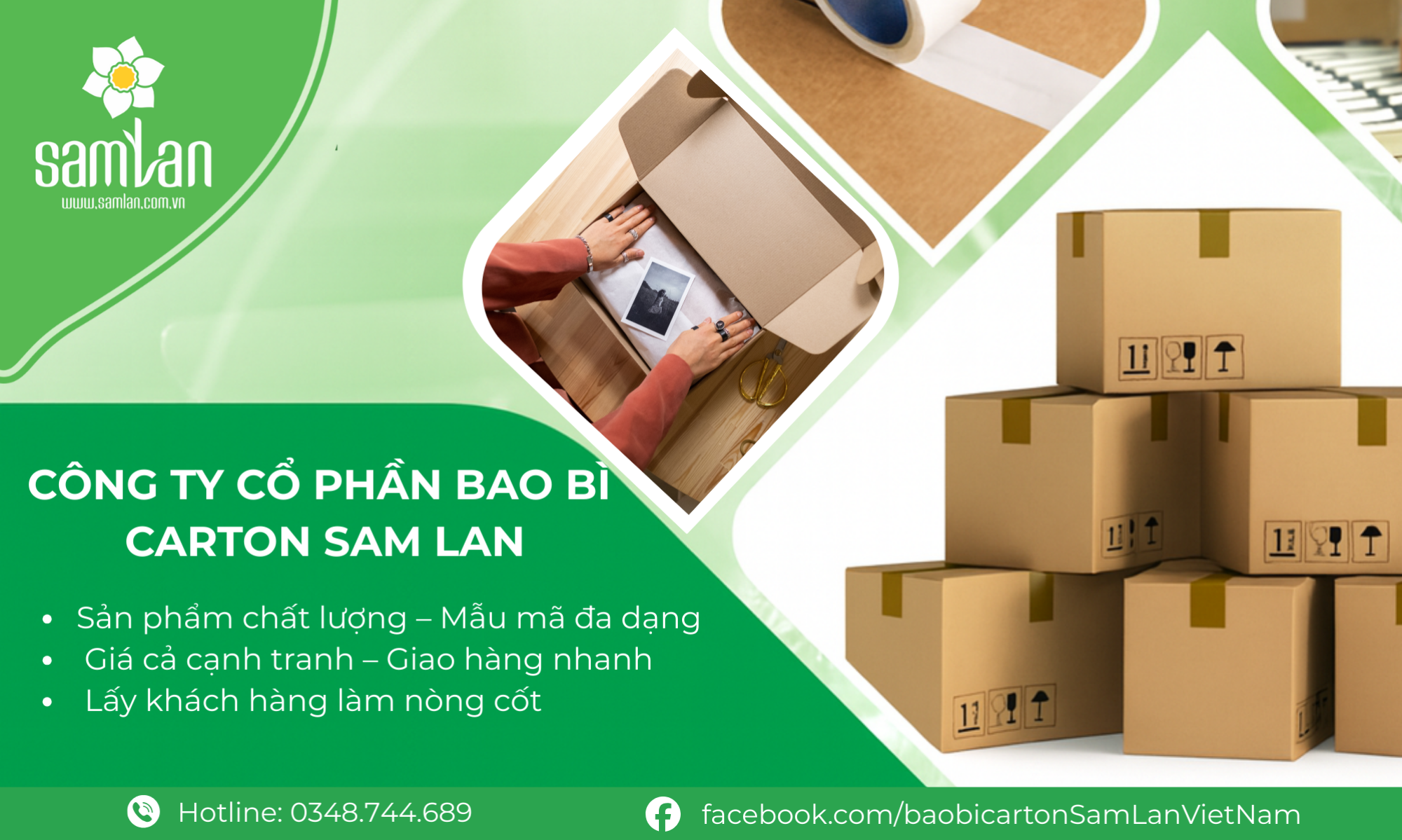 Công ty cổ phần bao bì sam lan