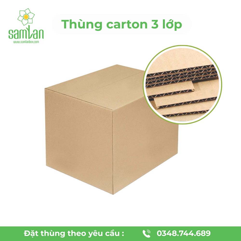 Thùng carton 3 lớp của Sam Lan Box