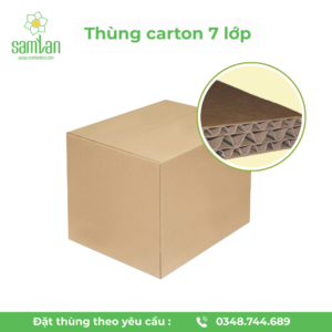 Thùng carton 7 lớp tại Hà Nội | Sản xuất theo yêu cầu – SamLanBox