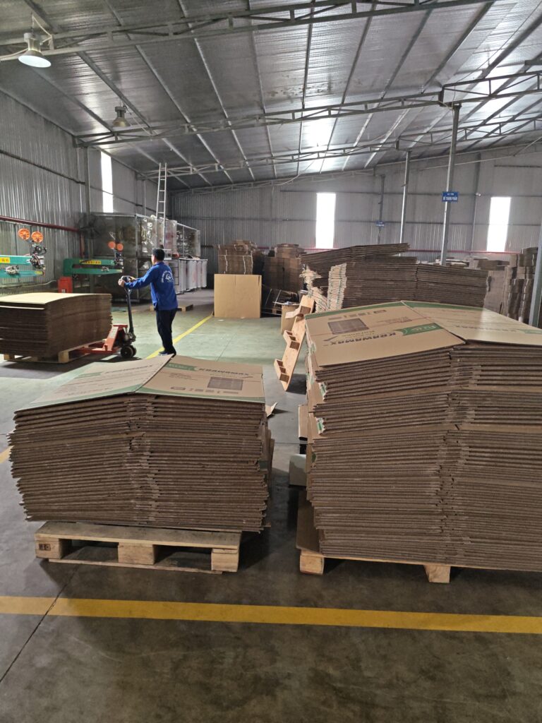 xưởng sản xuất carton sam lan