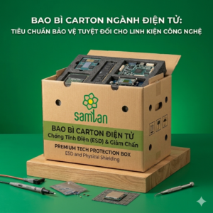 Read more about the article Bao Bì Carton Ngành Điện Tử: Tiêu Chuẩn Bảo Vệ Tuyệt Đối Cho Linh Kiện Công Nghệ