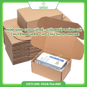 Read more about the article Hộp Ship COD Giá Rẻ – Giải Pháp Đóng Gói Chuyên Nghiệp Cho Chủ Shop Online