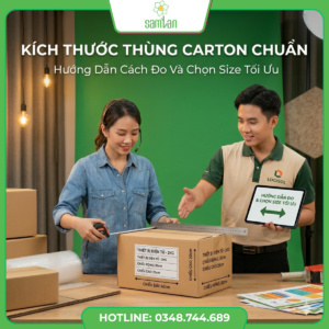Read more about the article Kích Thước Thùng Carton Chuẩn: Hướng Dẫn Cách Đo Và Chọn Size Tối Ưu