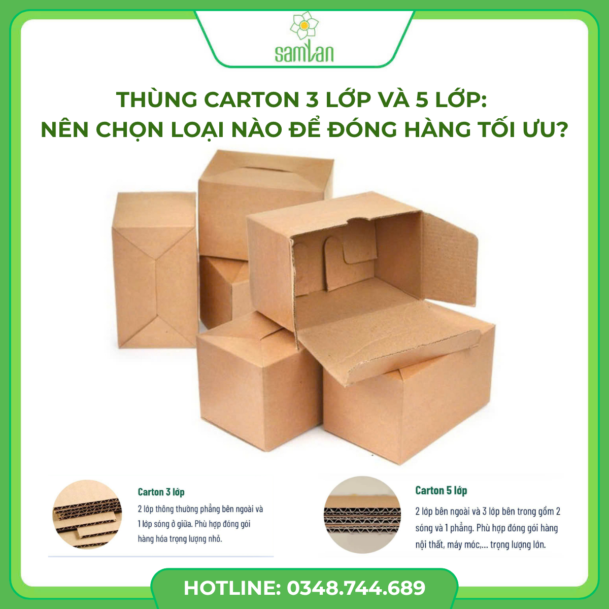Read more about the article Thùng Carton 3 Lớp Và 5 Lớp: Nên Chọn Loại Nào Để Đóng Hàng Tối Ưu?