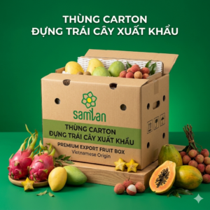 Read more about the article Thùng Carton Đựng Trái Cây Xuất Khẩu: Tiêu Chuẩn Vàng Cho Nông Sản Việt