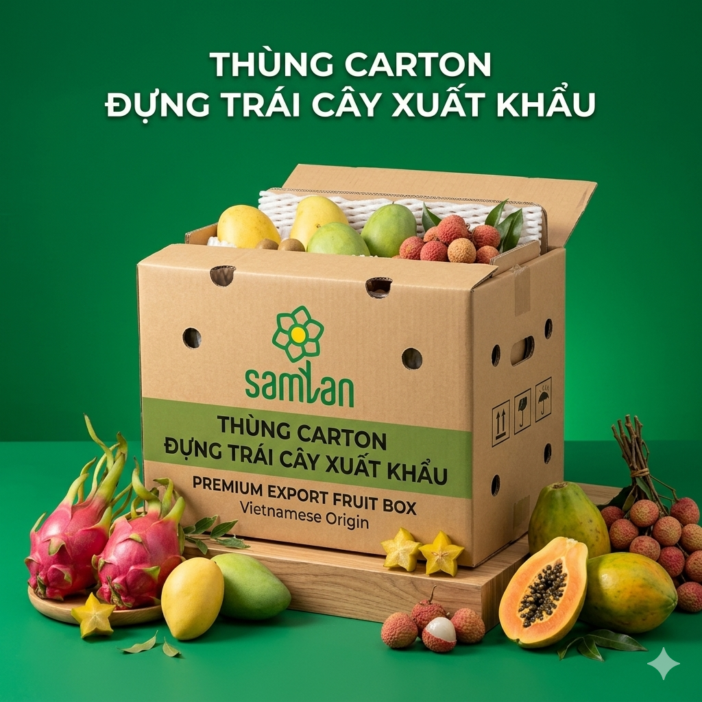 You are currently viewing Thùng Carton Đựng Trái Cây Xuất Khẩu: Tiêu Chuẩn Vàng Cho Nông Sản Việt