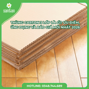 Read more about the article Thùng Carton 3 Lớp Là Gì? Ưu Điểm, Ứng Dụng Và Báo Giá Mới Nhất 2026