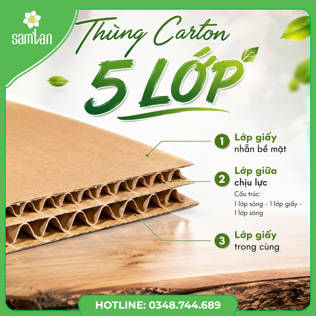 Read more about the article Thùng Carton 5 Lớp Sóng BC | Chịu Lực Cao, Giá Tận Xưởng