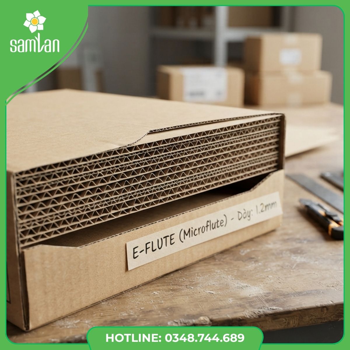 Read more about the article Carton Sóng E Là Gì? Cấu Tạo, Ưu Điểm Và Ứng Dụng Thực Tế