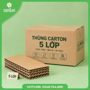 Read more about the article Thùng Carton 5 Lớp Là Gì? Cấu Tạo, Ứng Dụng & Cách Chọn